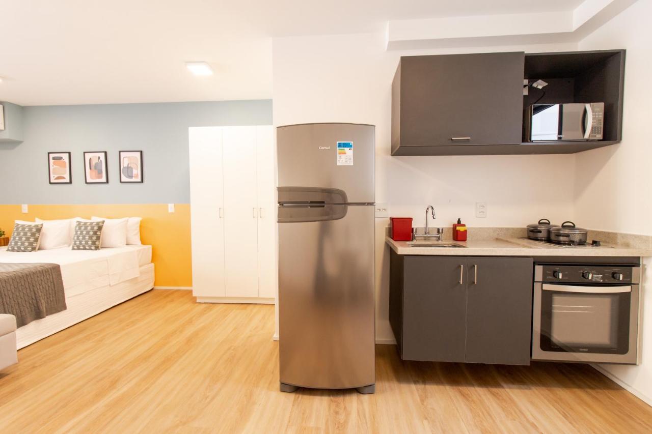 360 Suites Aurora Republica - Apartamentos Mobiliados เซาเปาโล ภายนอก รูปภาพ