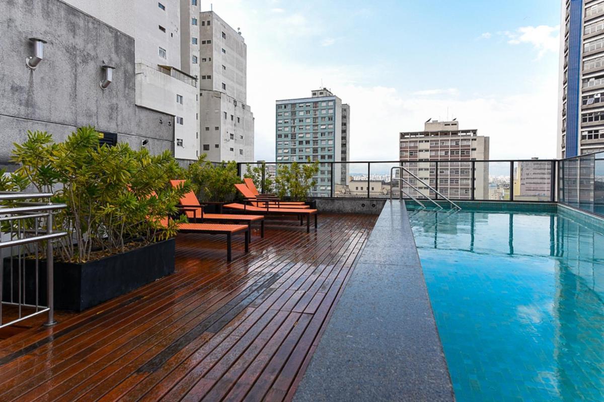 360 Suites Aurora Republica - Apartamentos Mobiliados เซาเปาโล ภายนอก รูปภาพ